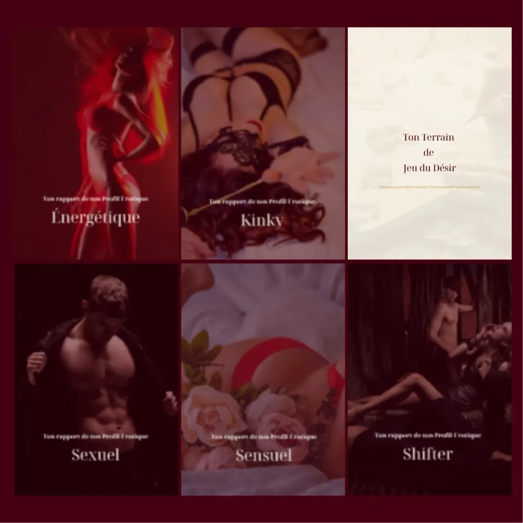 Pack + : Les rapports des 5 Profils Érotiques et ton Terrain de Jeu du Désir